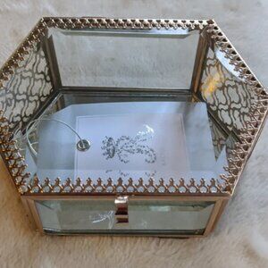 NEW Rachel Ashwell Jewelry Box - Silver